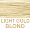 Light GOLD blond w/lighter platinum hi-lites                