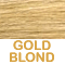 Subdued & realistic Gold Blond - not bright.                