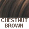 A warm dark BROWN fashionably LACED with a DARK BLOND       