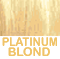 Creamy platinum blond - very Marilyn Monroe                 